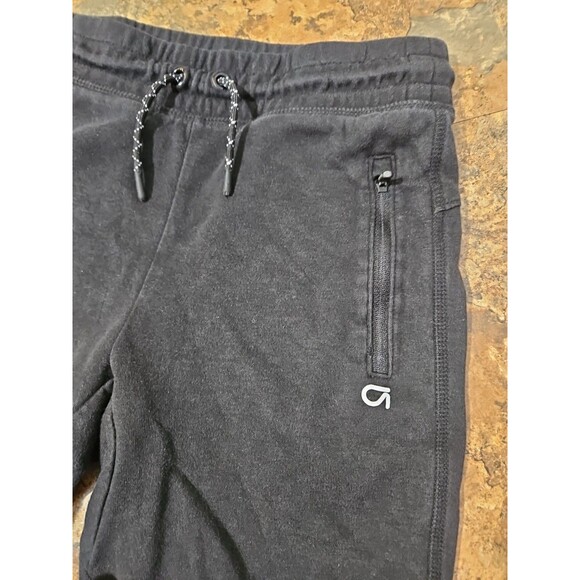 Gap Fit Navy Black Shorts Sz. Lg Zip Pockets Elastic Waist & Drawstring (A171) - Picture 2 of 8